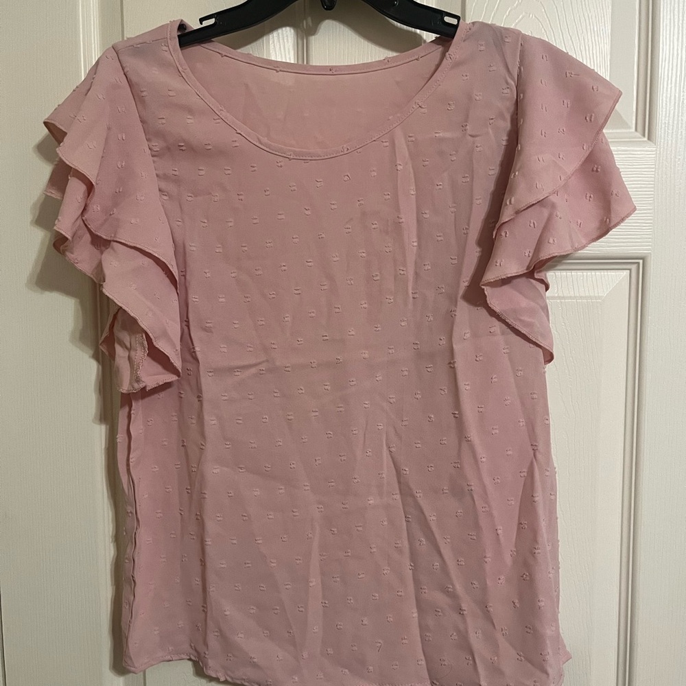 SHEIN Dusty rose blouse